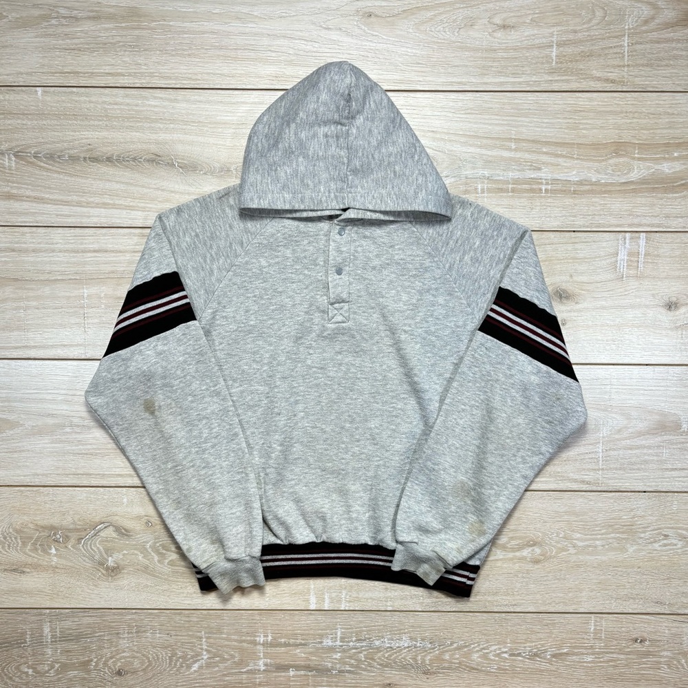 Vintage 90s Two Toned Blank Hoodie | Size M
